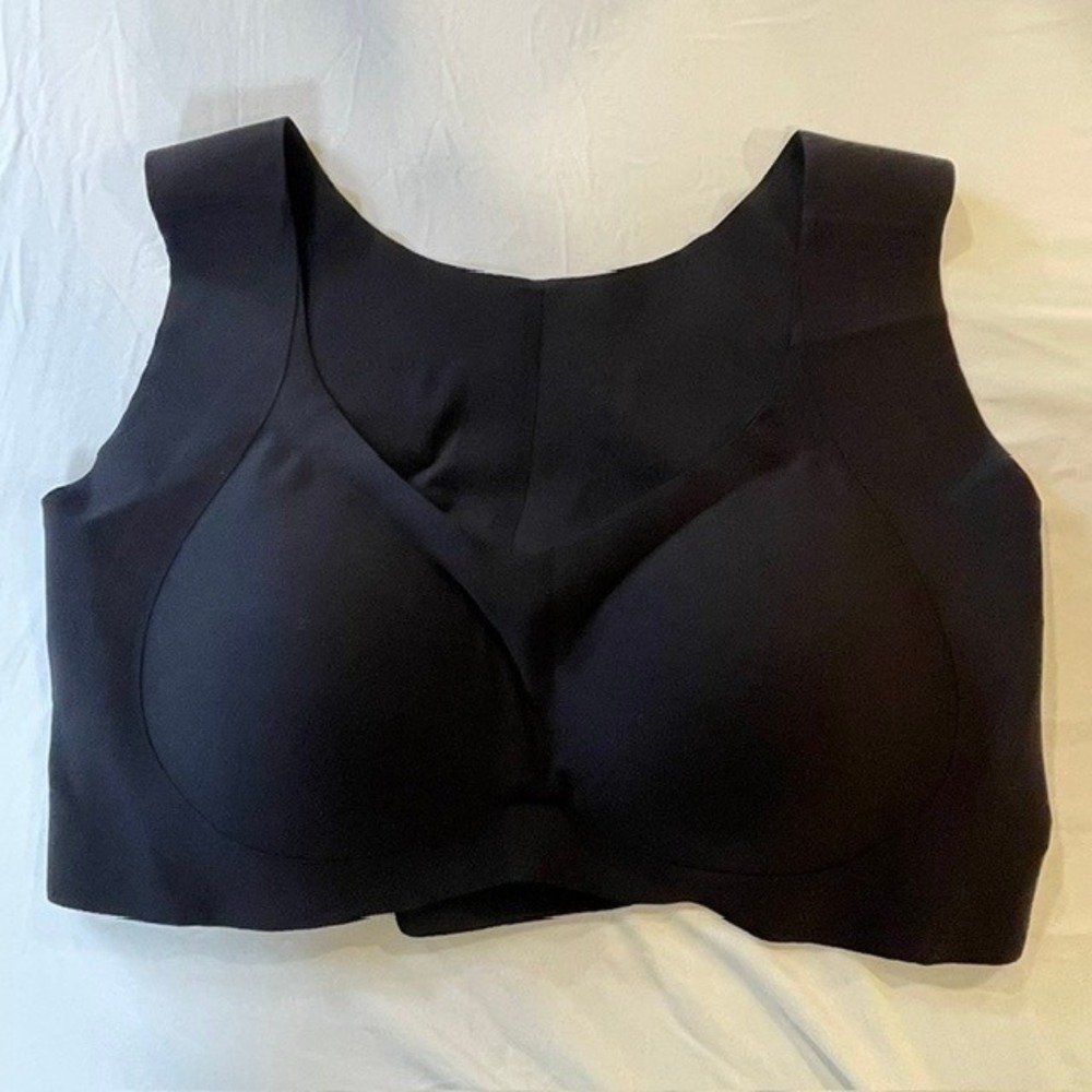 Ionix Labs Sculpt Posture Bra Black Wireless Front-Closure Lift XXL